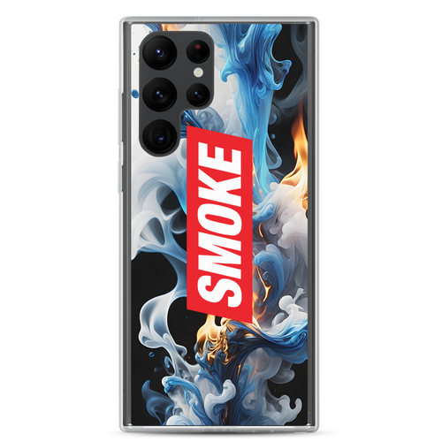 Blue Smoke Fire Samsung Case