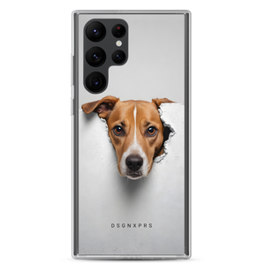 Funny Sad Dog Peep Samsung Case