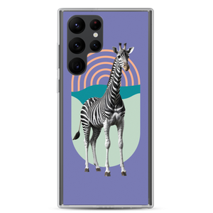 Giraffe Zebra Purple Samsung Case