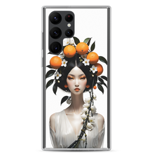 Beauty Lady with Orange Fruits Samsung Case