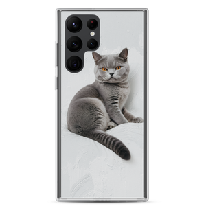 Relaxing British Shorthair Cat Samsung Case