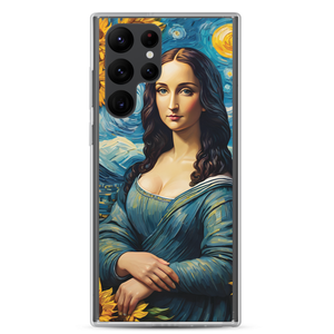 Monalisa Painting in Van Gogh Style Samsung Case