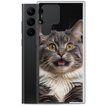 Shocked Cat Face Samsung Case