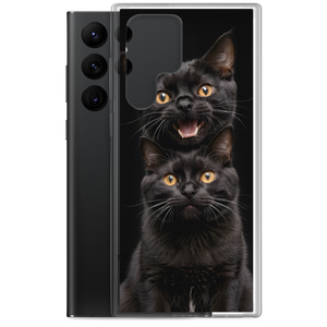 Two Black Cats Follows Samsung Case