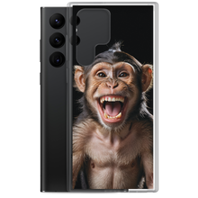 Happy Monkey Black Samsung Case