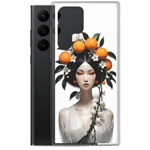 Beauty Lady with Orange Fruits Samsung Case