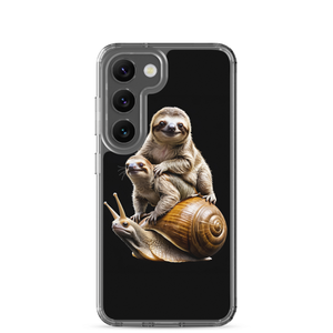 Sloth Riding A Snail Samsung Case