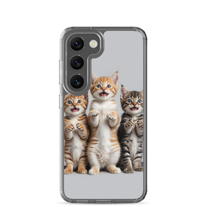 Funny Tripple Cats Samsung Case