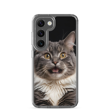 Shocked Cat Face Samsung Case