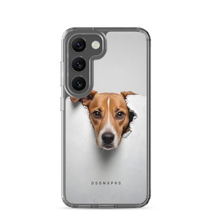 Funny Sad Dog Peep Samsung Case