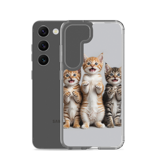 Funny Tripple Cats Samsung Case