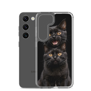 Two Black Cats Follows Samsung Case