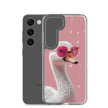 Cute Pink Swan Samsung Case