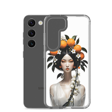 Beauty Lady with Orange Fruits Samsung Case