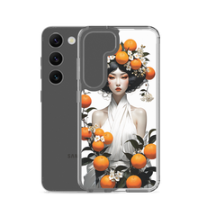 Oriental Lady with Orange Fruits Samsung Case