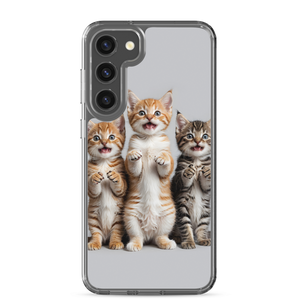 Funny Tripple Cats Samsung Case