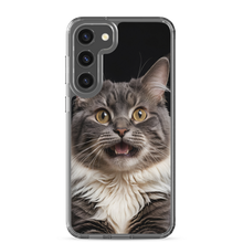 Shocked Cat Face Samsung Case