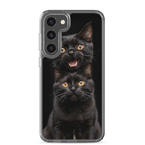 Two Black Cats Follows Samsung Case