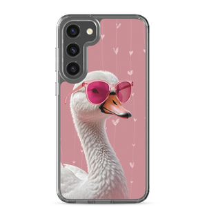 Cute Pink Swan Samsung Case