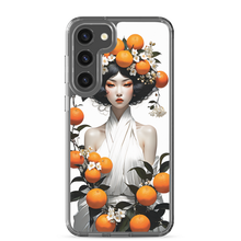 Oriental Lady with Orange Fruits Samsung Case