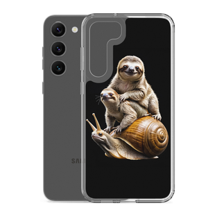 Sloth Riding A Snail Samsung Case