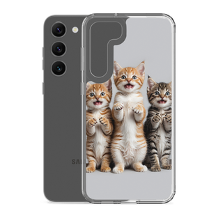 Funny Tripple Cats Samsung Case