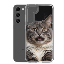 Shocked Cat Face Samsung Case