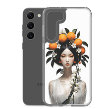 Beauty Lady with Orange Fruits Samsung Case