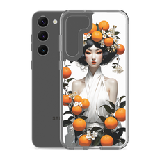 Oriental Lady with Orange Fruits Samsung Case