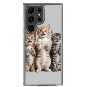 Funny Tripple Cats Samsung Case