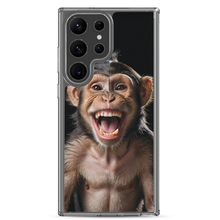 Happy Monkey Black Samsung Case