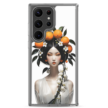 Beauty Lady with Orange Fruits Samsung Case