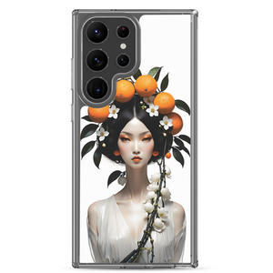 Beauty Lady with Orange Fruits Samsung Case