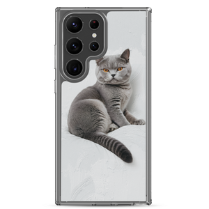 Relaxing British Shorthair Cat Samsung Case