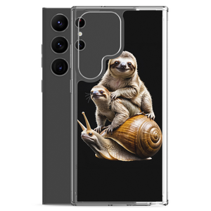 Sloth Riding A Snail Samsung Case