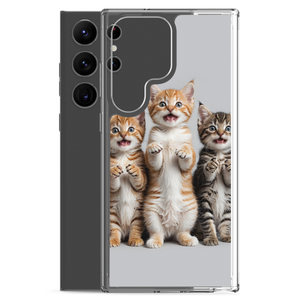 Funny Tripple Cats Samsung Case