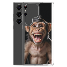 Happy Monkey Black Samsung Case