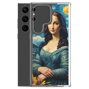 Monalisa Painting in Van Gogh Style Samsung Case