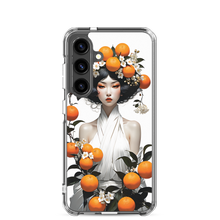 Oriental Lady with Orange Fruits Samsung Case