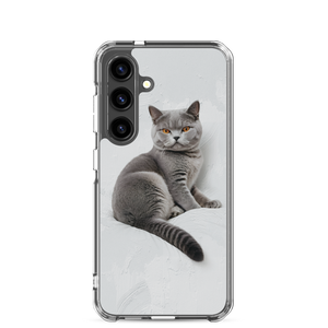 Relaxing British Shorthair Cat Samsung Case