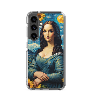 Monalisa Painting in Van Gogh Style Samsung Case