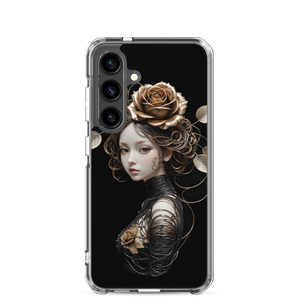 Lady Rose Copper Wire Art Samsung Case