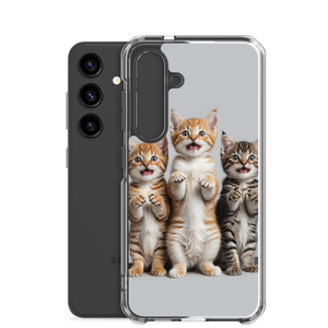 Funny Tripple Cats Samsung Case