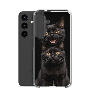 Two Black Cats Follows Samsung Case