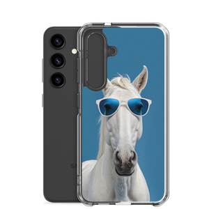 Cool Blue Horse Samsung Case