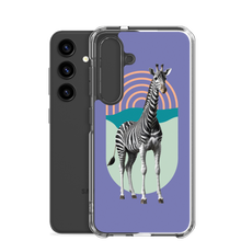 Giraffe Zebra Purple Samsung Case