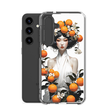 Oriental Lady with Orange Fruits Samsung Case