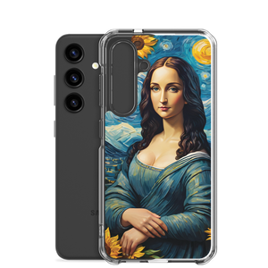 Monalisa Painting in Van Gogh Style Samsung Case