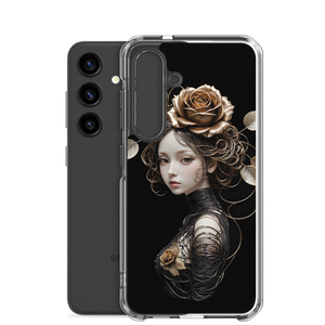 Lady Rose Copper Wire Art Samsung Case