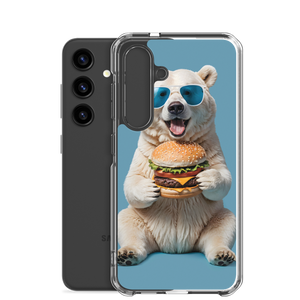 Polar Bear and Burger Samsung Case